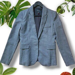 Josef Grey Wool-Blend Blazer, sz XS